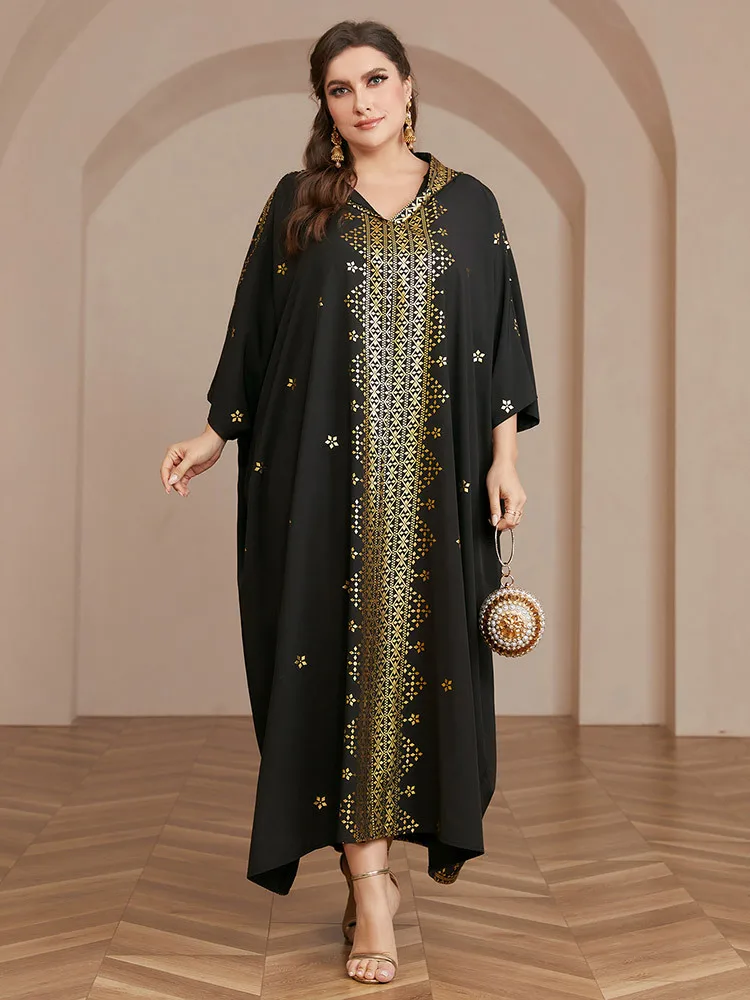 Kaftan Hooded Abaya for Women Muslim Loose Party Dress Caftan Mubarak Jalabiya Djellaba Marocain Turkey Dubai Robe Gowns Casual