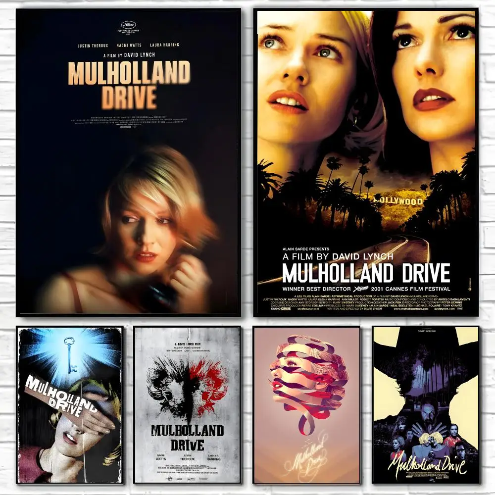 Movie Mulholland Drive Poster Poster High Quality Wall Art for Home Office Bedroom Living Room Perfect