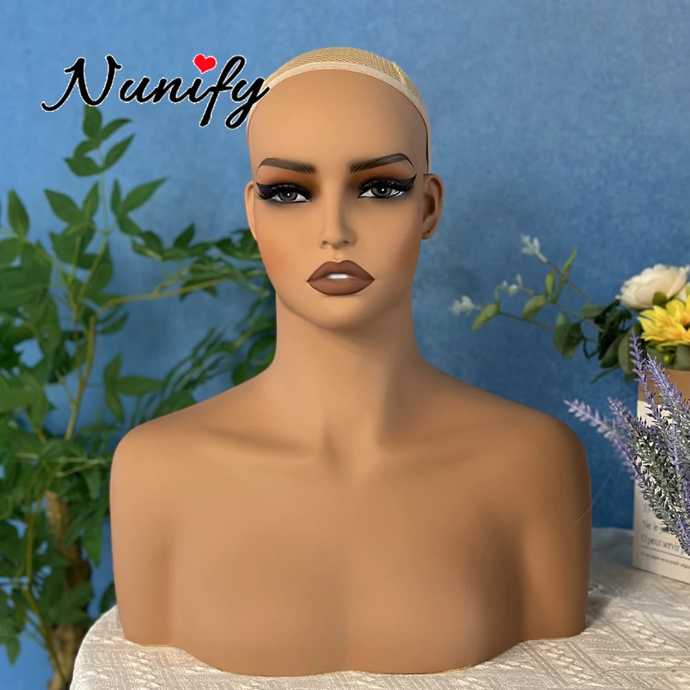 tete-d'affichage-de-perruques-de-visage-carre-tete-de-mannequin-realiste-pour-femme-avec-epaules-tete-de-poupee-marron-fonce-beige-pour-chapeau-affichage-de-lunettes