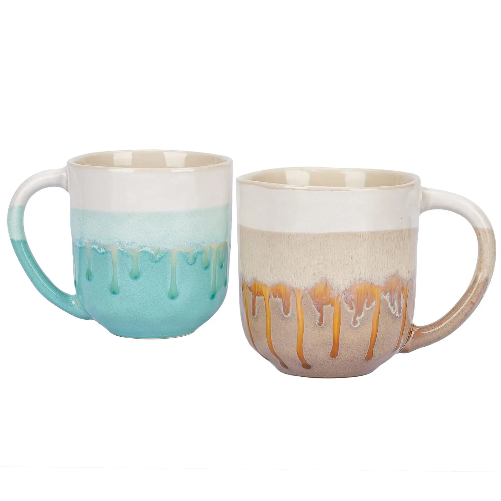 Creative Ceramic Mug Retro Kiln Color Changing Glaze Craft Coffee Cups Home Breakfast Cup Mugs Coffee Cups Kawaii Mug