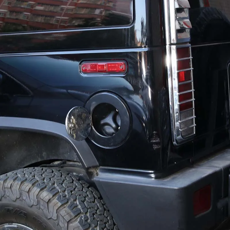 For Hummer H2 H3 H3T 2004 2005 2006 2007 2008 2009 2010 Car Gas Fuel Tank Cap ABS Fuel cap protection accessories 1 Pcs