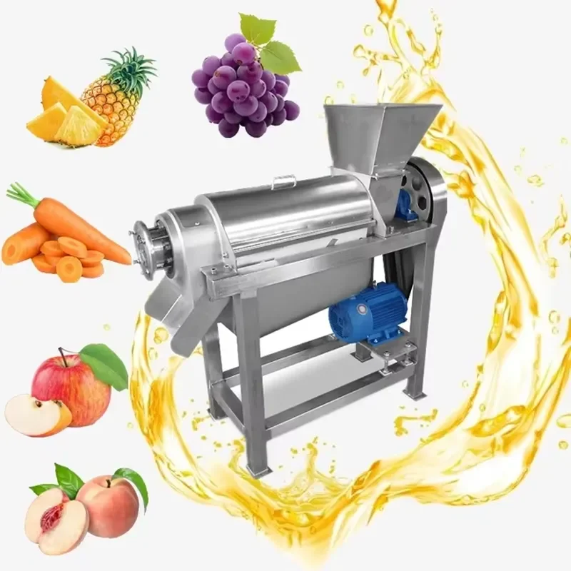 for Industrial Extrusion Apple Pineapple Juicer SUS 304 Spiral Juicer Produces Coconut Milk