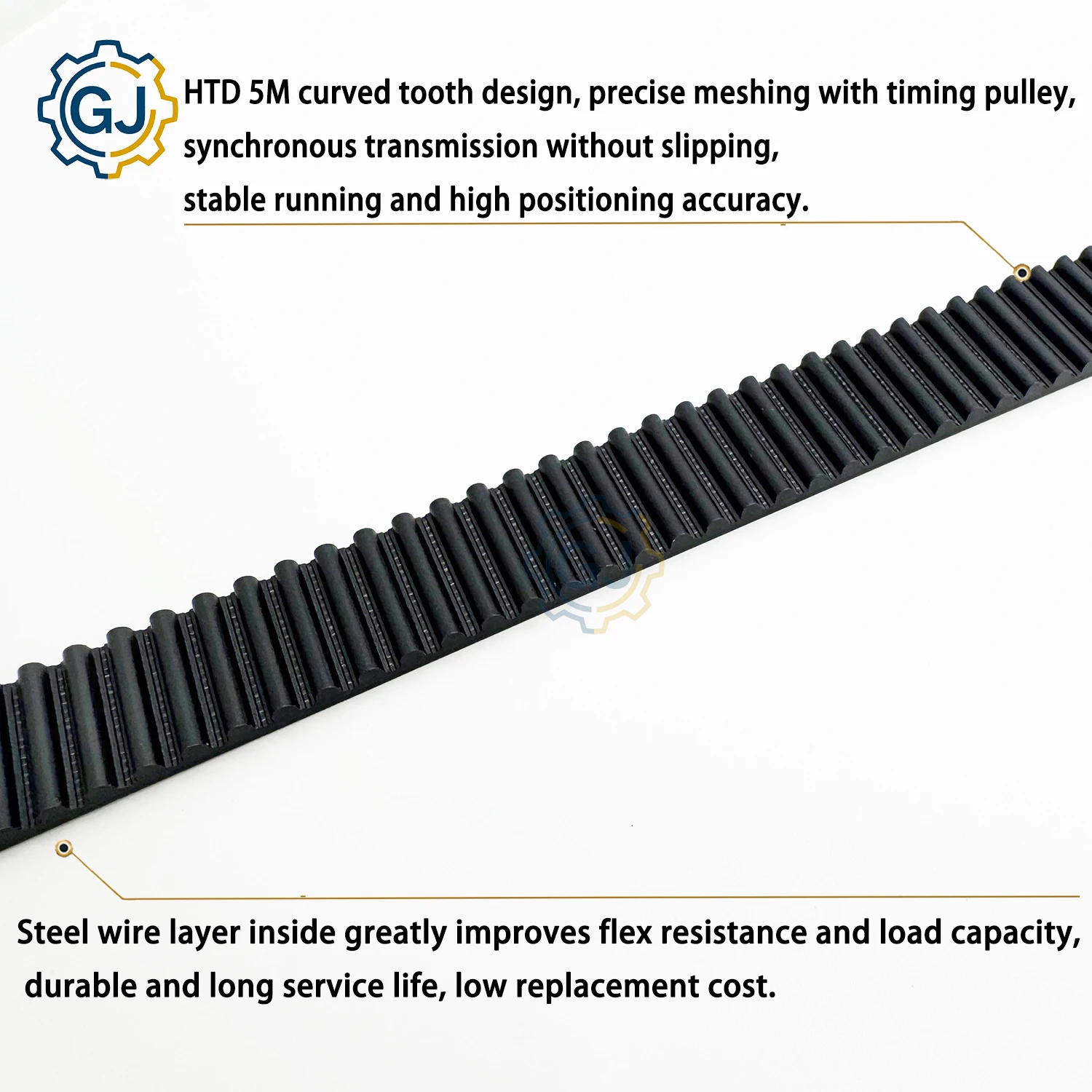 Gt2 Timing Belt With Steel Core For 3d Printer 6mm 10mm Width_voghion.com