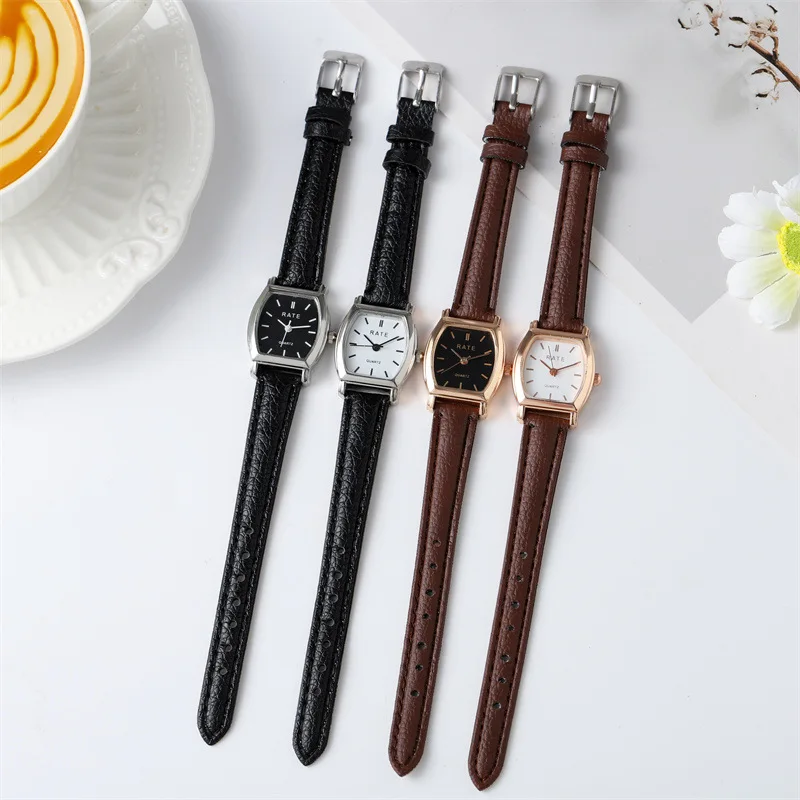 

Square Women's Watches Leather Quartz Wristwatches Simple Watches Clock Gift Relogios Feminino Часы Женские Наручные Часы Reloj