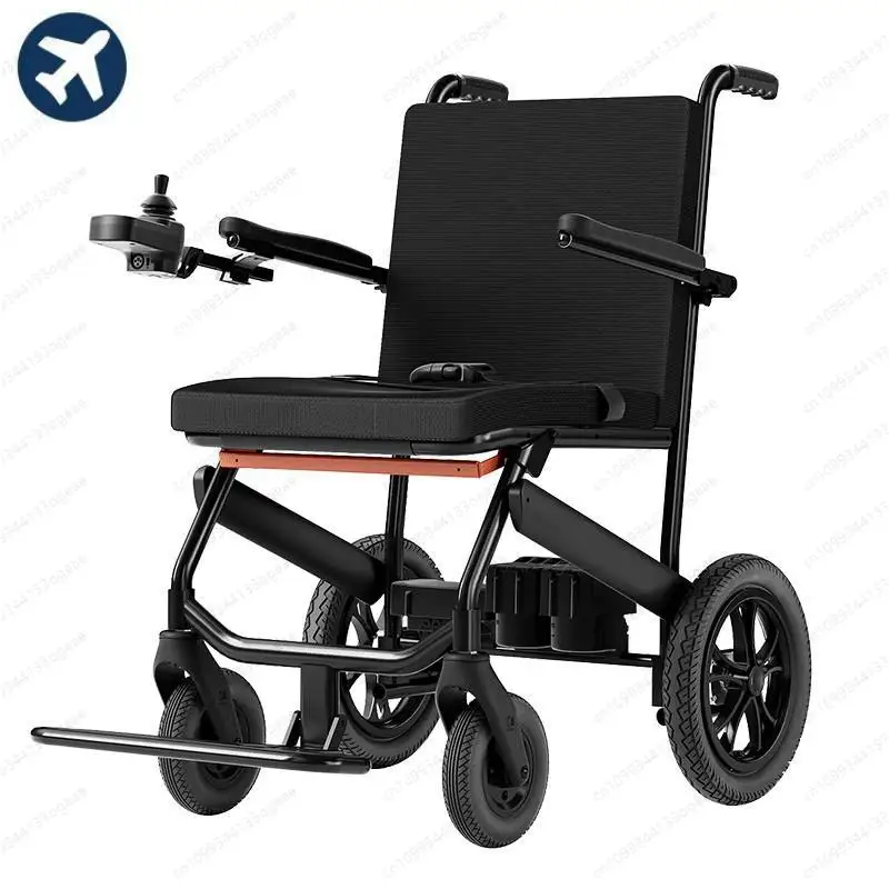 Airplane Wheelchair Elderly Family Folding Travel  Small Elderly Scooter Portable  Ultra Hand Push