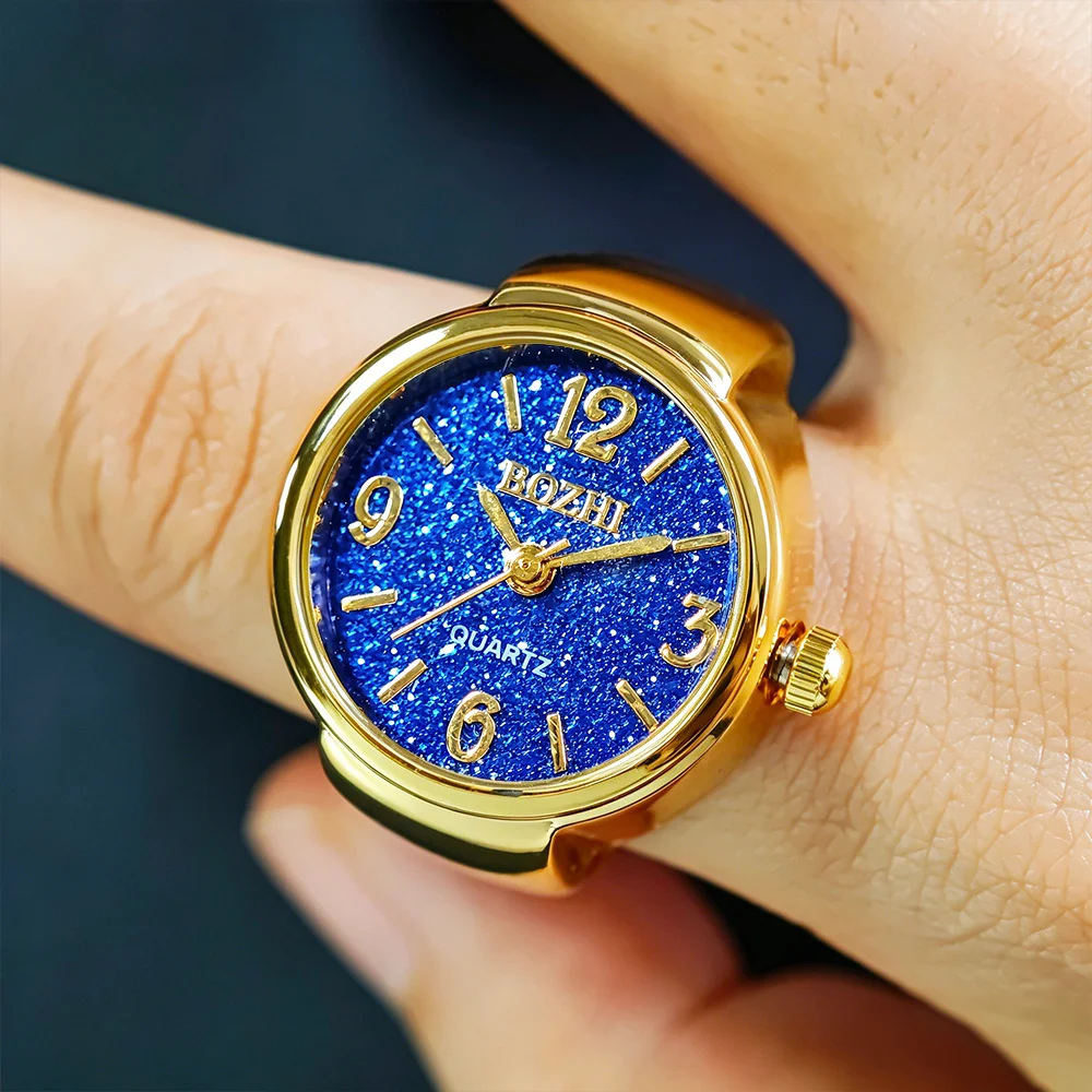 1PC Fashionable And Simple Women's/men's Ring Watch, Suitable For Giving Him/her Gifts On Various Occasions And Holidays