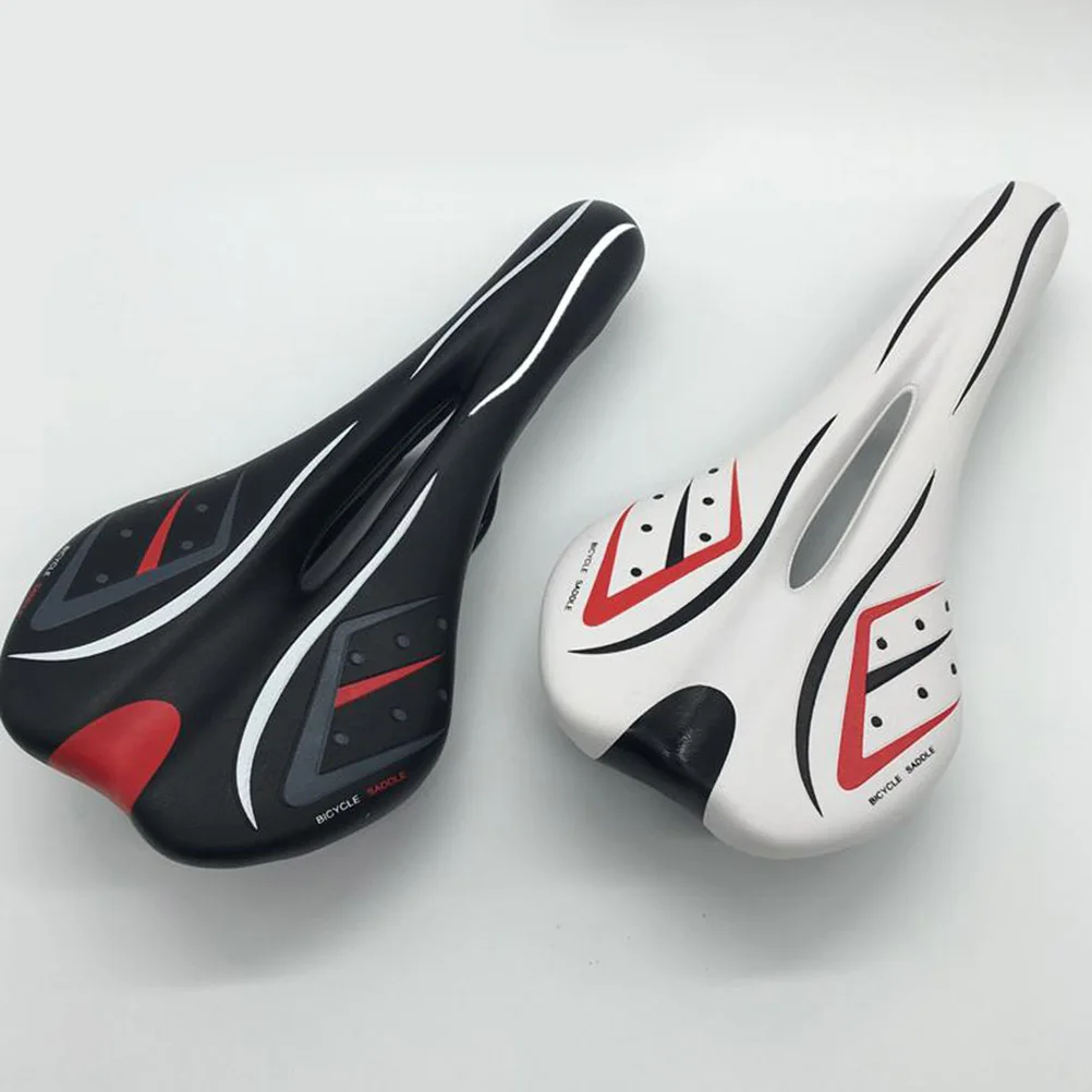 

Mountain Bike Saddle Seat Cushion Pad For Road Bike Racing Comfortable Lightweight Ergonomic Hollow Design Easy Install
