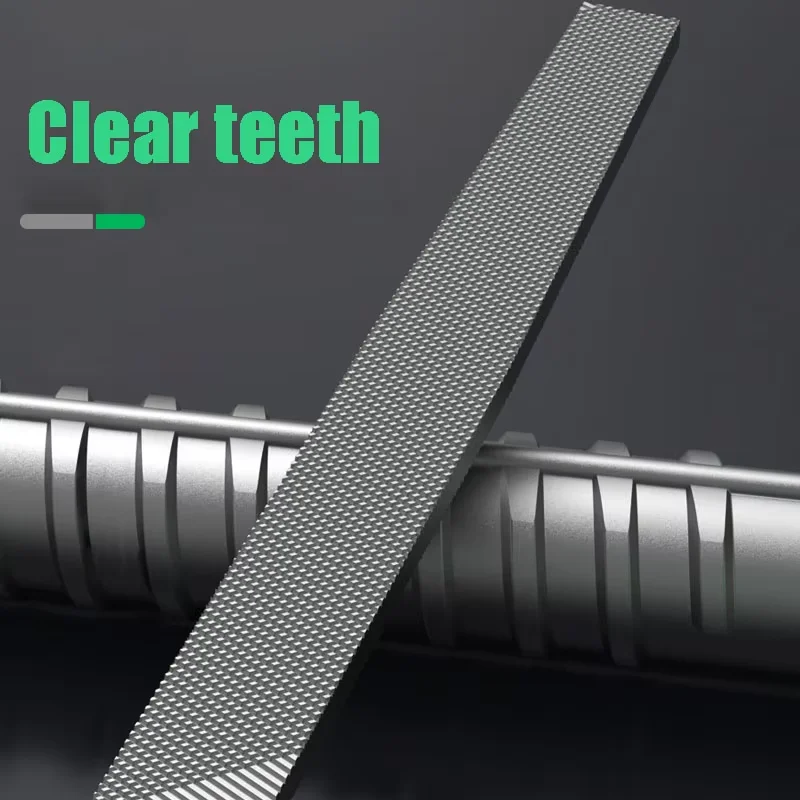 LAOA High Hardness Medium Tooth Hand File Flat Square Round Shape Metal Wood Edge Grinding Polishing Deburring Hand Tool