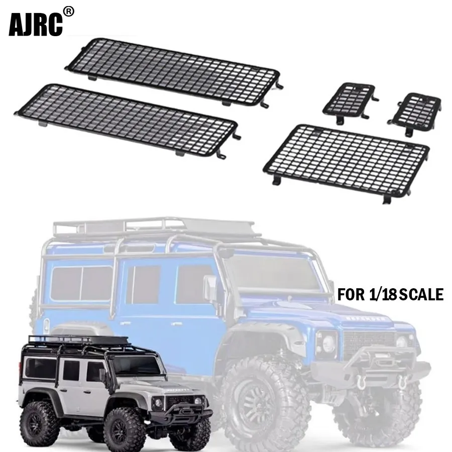 

Metal Stereoscopic Window Net Side Window+rear Window Net For Traxxas Trx-4m 1/18 Defender