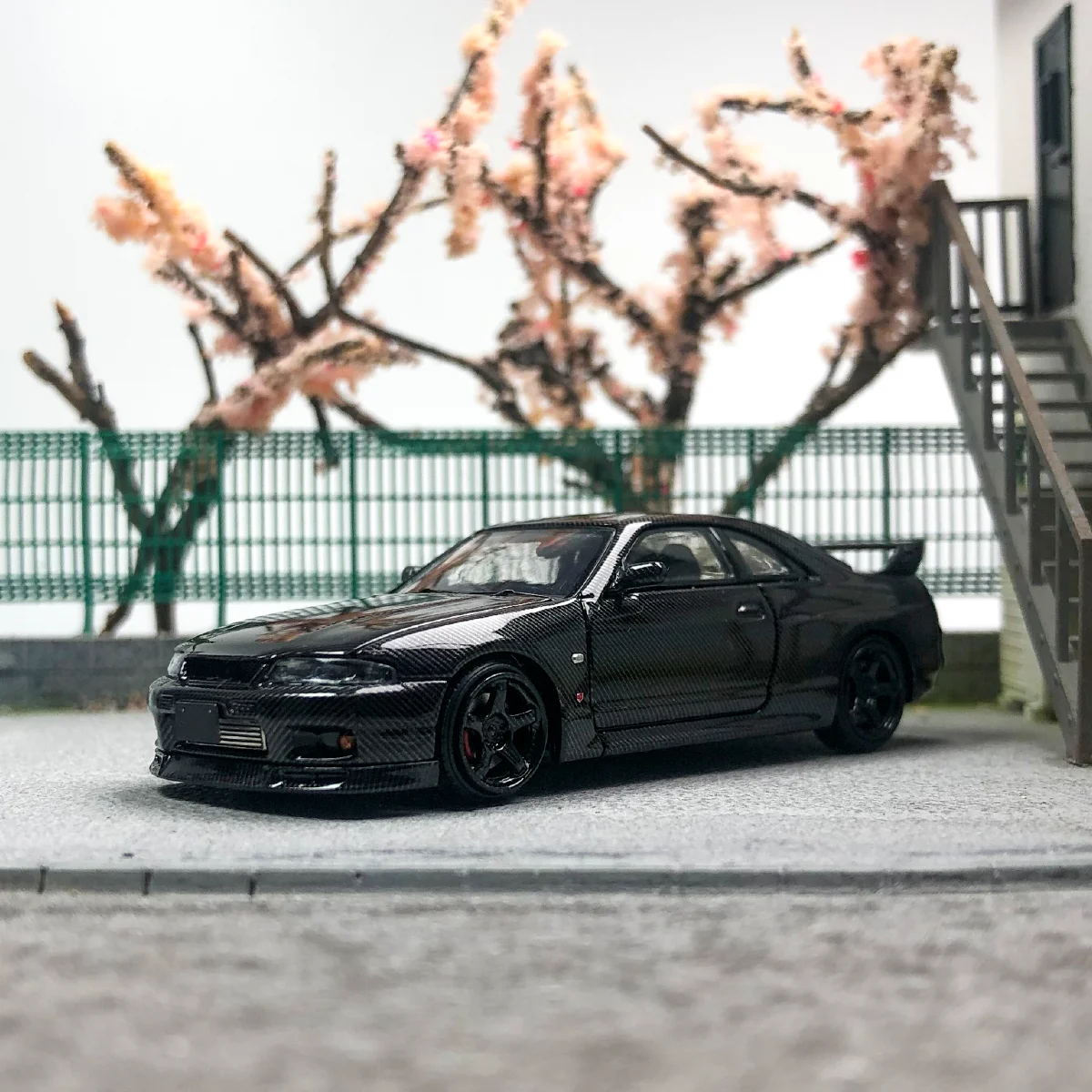 FH1:64 GT-R BCNR33 GTR33 Skyline diecast model car