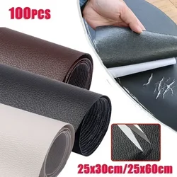 Self-Adhesive Leather Repair Patch Sofa Black PU Leather Sticker for Furniture Table Chair Clothes Car Seats Shoe Bags Fix Patch