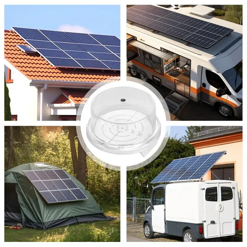 Solar Panel Perpendicularity Measurement Heat-Resistant Solar Angle Adjust Meter Solar Panel Gauge Practical Sun Angle Guide