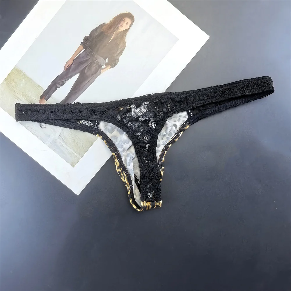 مثير ليوبارد/الأفعى طباعة الدانتيل خياطة ثونغ الرجال T-الظهر تنفس سراويل g-سلسلة إغراء سيسي مثلي الجنس الملابس الداخلية