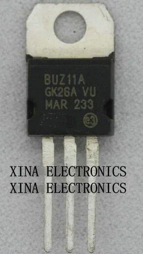 

BUZ11A BUZ 11A 26A/50V TO-220 ROHS ORIGINAL 10PCS/lot Free Shipping Electronics composition kit