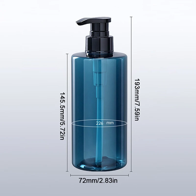 500ml Refillable Shampoo Conditioner Body Wash Dispenser Bathroom Soap Bottle Dispenser Shower Pump Shampoo