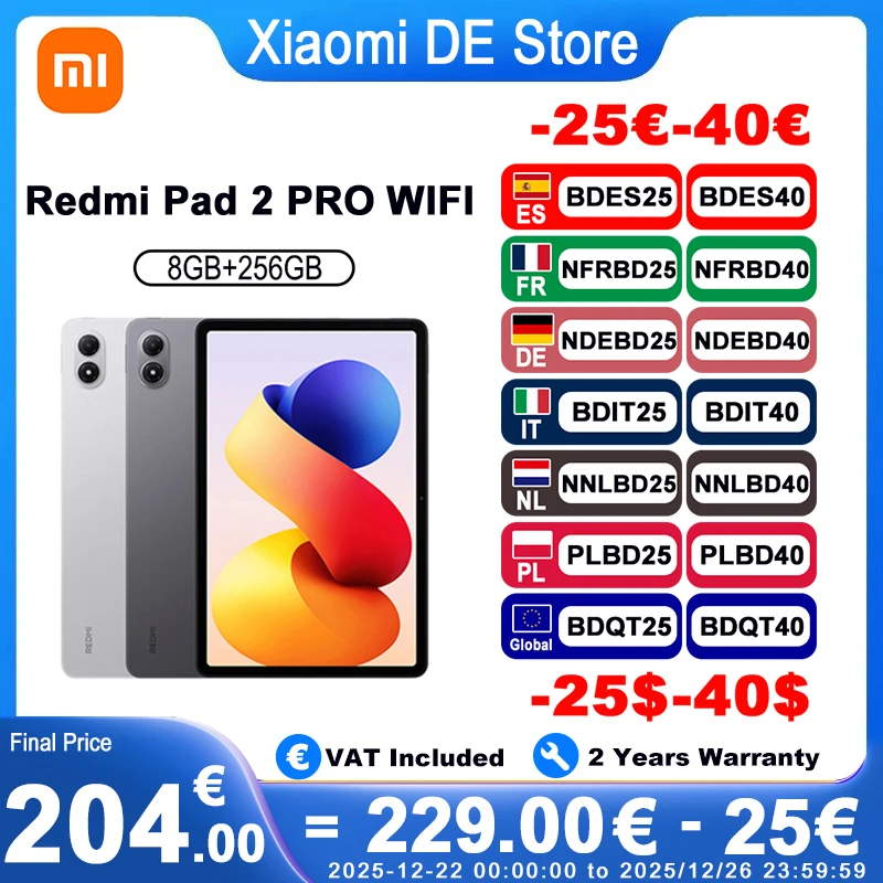 ?Marque +? Xiaomi Redmi Pad 2 Pro 12.1 