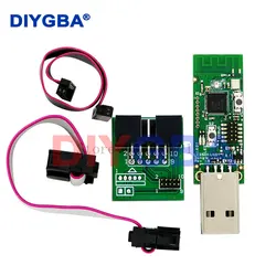 CC2531 CC2540 Bluetooth BLE 4.0 Zigbee Sniffer Wireless Board Dongle Capture Module USB Programmer Downloader Cable Connector