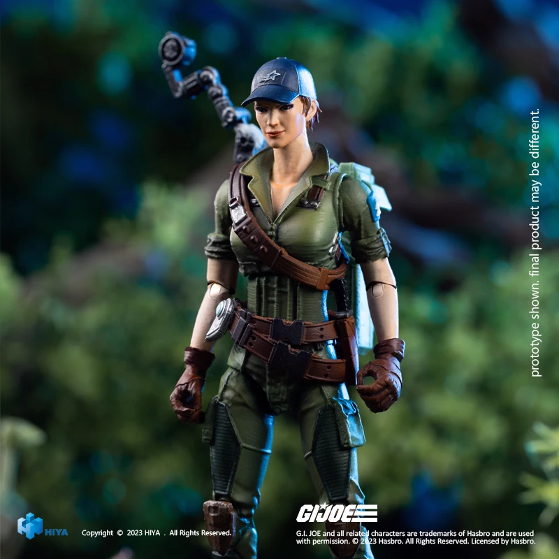 Hasbro HIYA EXQUISITE MINI G.I ดั้งเดิม Joe Lady Jaye 1/18 อะนิเมะ Action Figure ของเล่นของขวัญคอลเลกชันรุ่นของเล่นสําหรับชาย