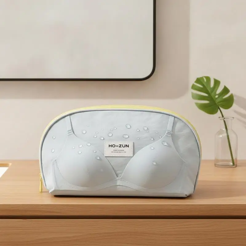 @*Portable Water Resistant Underwear Bra Storage Bag Large Capacity Travel Use for Camping Trip Luggage Organizing view 4