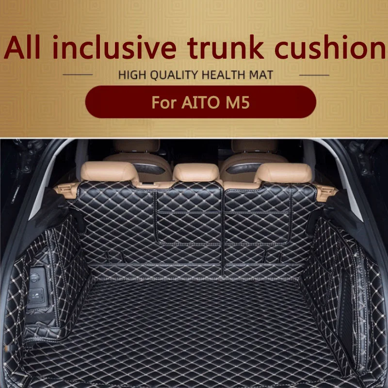 For SERES AITO M5 2022 2023 2025 2026 Car Fully Enclosed Trunk Cushion Car Modification Trunk All Inclusive Interior Accessories