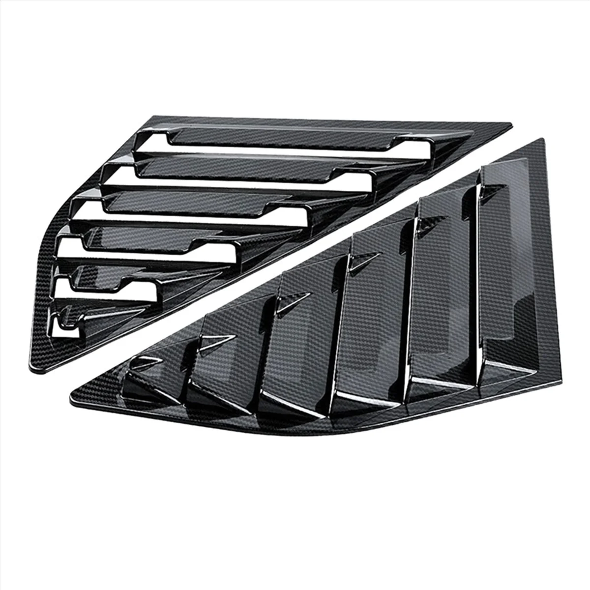 Rear Quarter Window Louvers for Ford Focus MK3 Hatchback 2012-2018 Car Tunning Panel Side Air Vent Cover