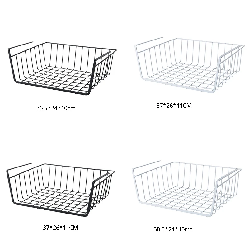 Home Multifunctional Storage Rack Under Cabinet Storage Shelf Basket Wire Rack Organizer Basket