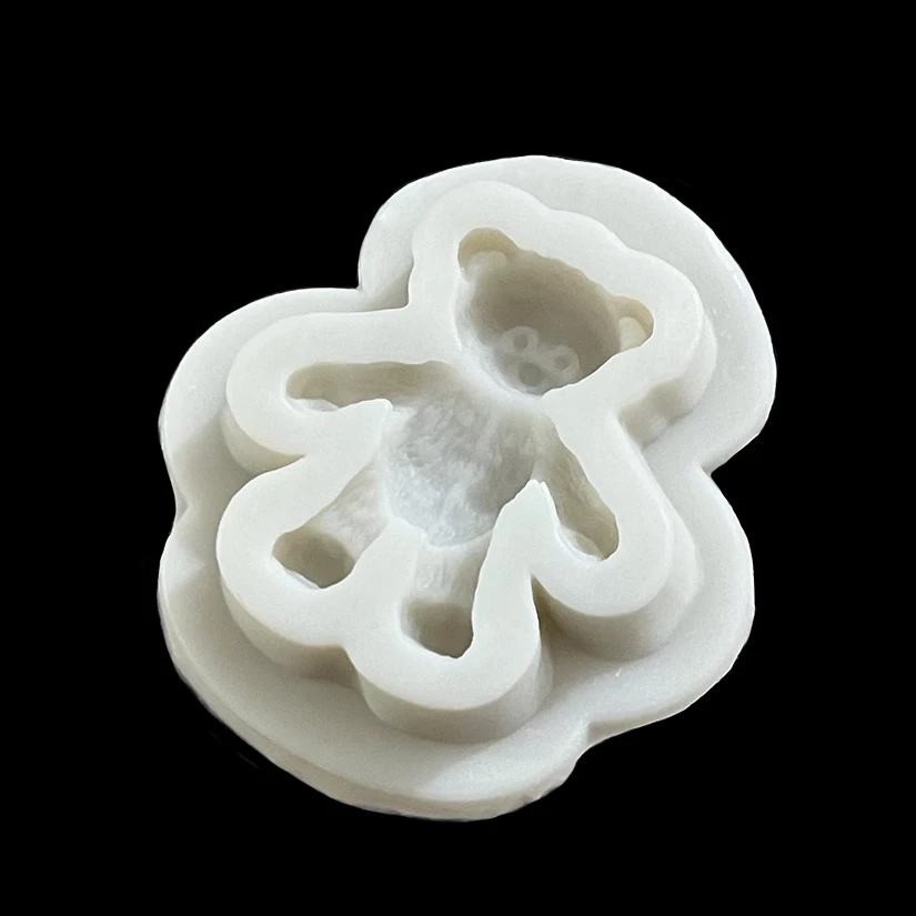 Teddy Bear Silicone Sugarcraft Mold Fondant Cake Decorating Tools Candy Clay Cupcake Chocolate Baking Mold