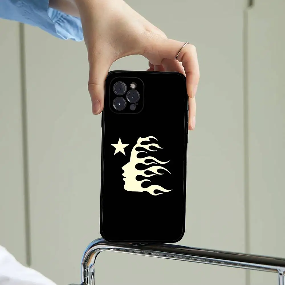 H-HELLSTAR-R Logo Phone Case For IPhone 17 16 15 14 13 12 11 Pro Max Plus Mini Soft Black Cover view 6