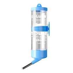 1Pcs Pet Water Bottle Automatic Water Feeder Hanging Pet Dog Drinking Bowl Plastic Water Dispenser Pet Supplies 125ML