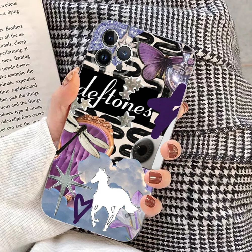 D-deftones TREAM Phone Case for iPhone 15 8 7 6 6S Plus X SE 2020 XR XS 14 11 12 13 Mini Pro Max Mobile Case
