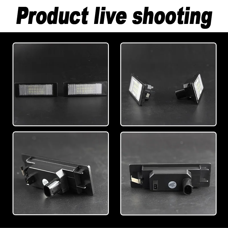 LED Number License Plate Lights FOR BMW 1 6 Series E81 E87 F20 F21 E63 E64 F06 F12 F13 Z4 E85 E86 Coupe Hatchback 63267193294 - view 4