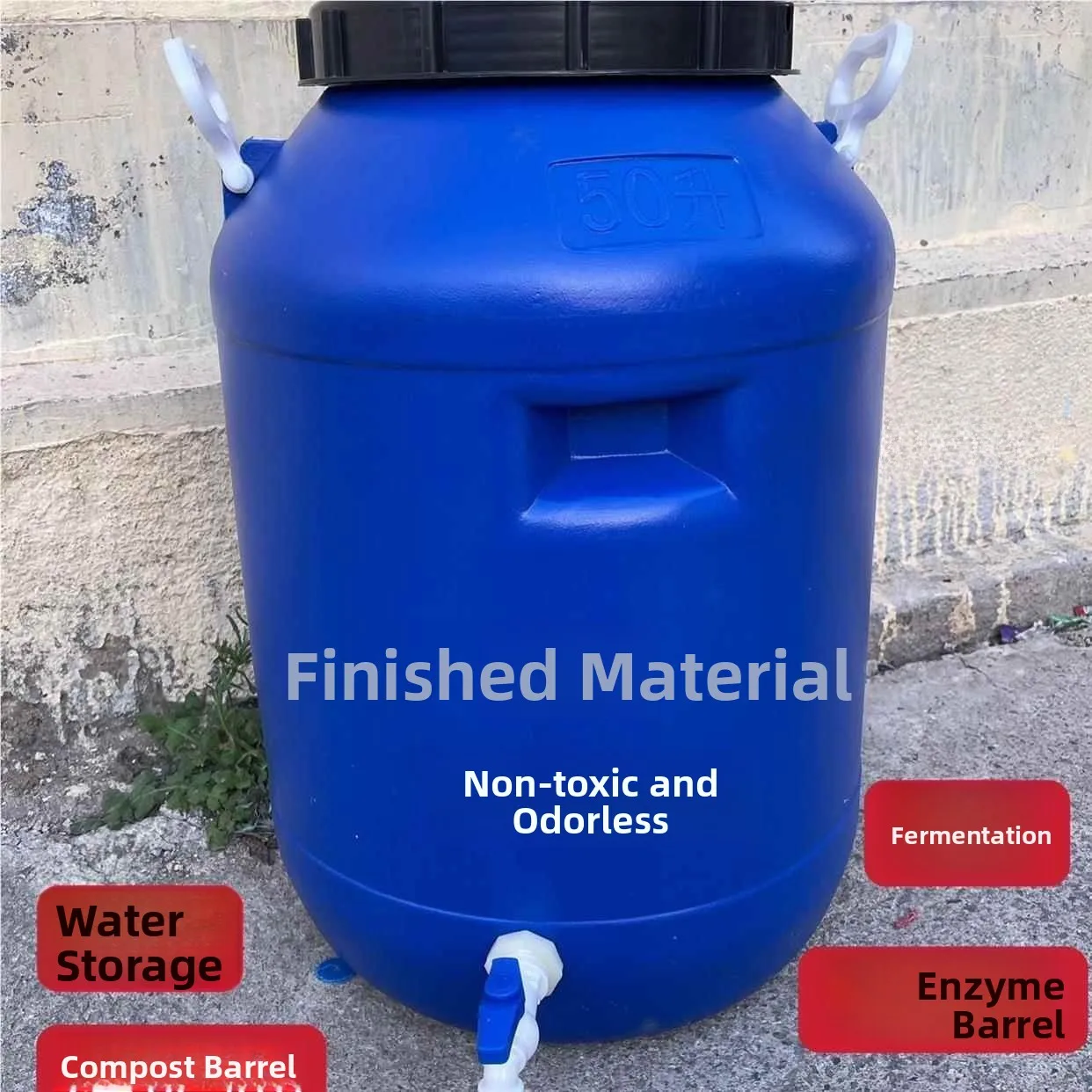 

Outdoor Costing Fermentation Buet Sed Organic Fertilizer Home User Kitchen Waste Yeast Barrel Blue Valley Brand