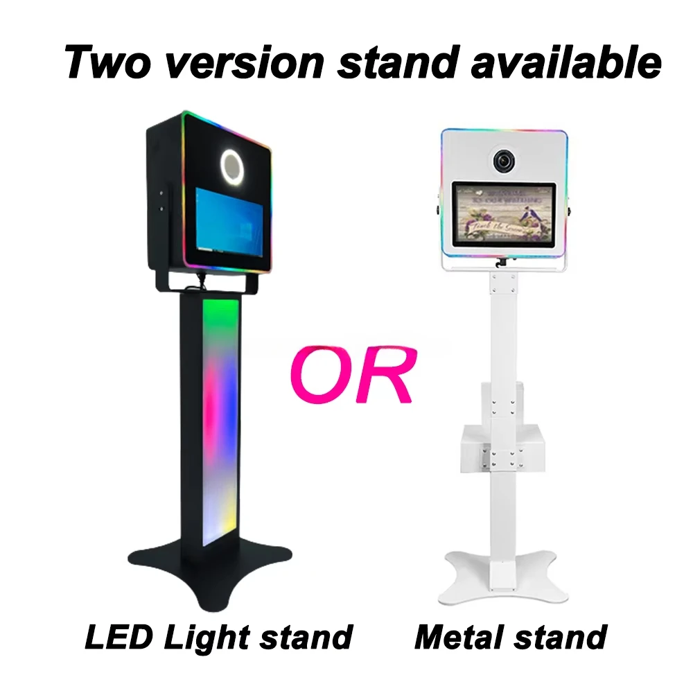 Matrimonio portatile Vogue Realtà Selfie Specchio magico Macchina Photo Booth Cornice a LED Custodia Touch Screen da 15,6 pollici Photo Booth