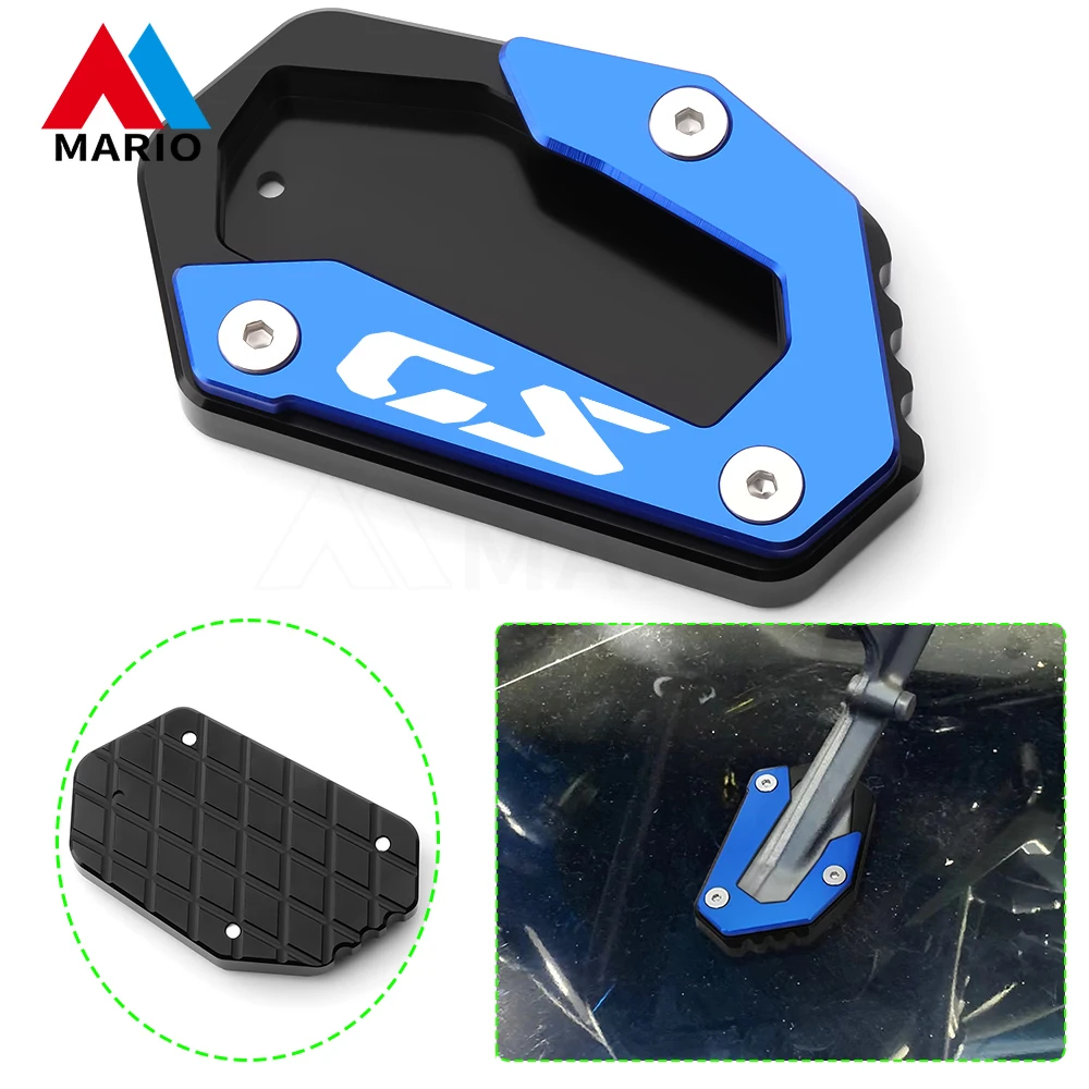 

For BMW R1300GS R 1300GS R1300 GS 2023 2024+ Motorcycle CNC Aluminum Kickstand Foot Side Stand Enlarge Extension Plate Pad