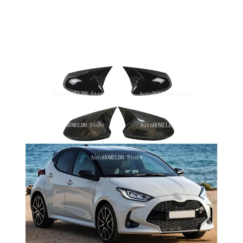 Car Rearview Mirror Cover  For Toyota Yaris Cross 2021 2022 2023 2024 2025 Side Reversing Mirror Cap Rear View Mirror Trim