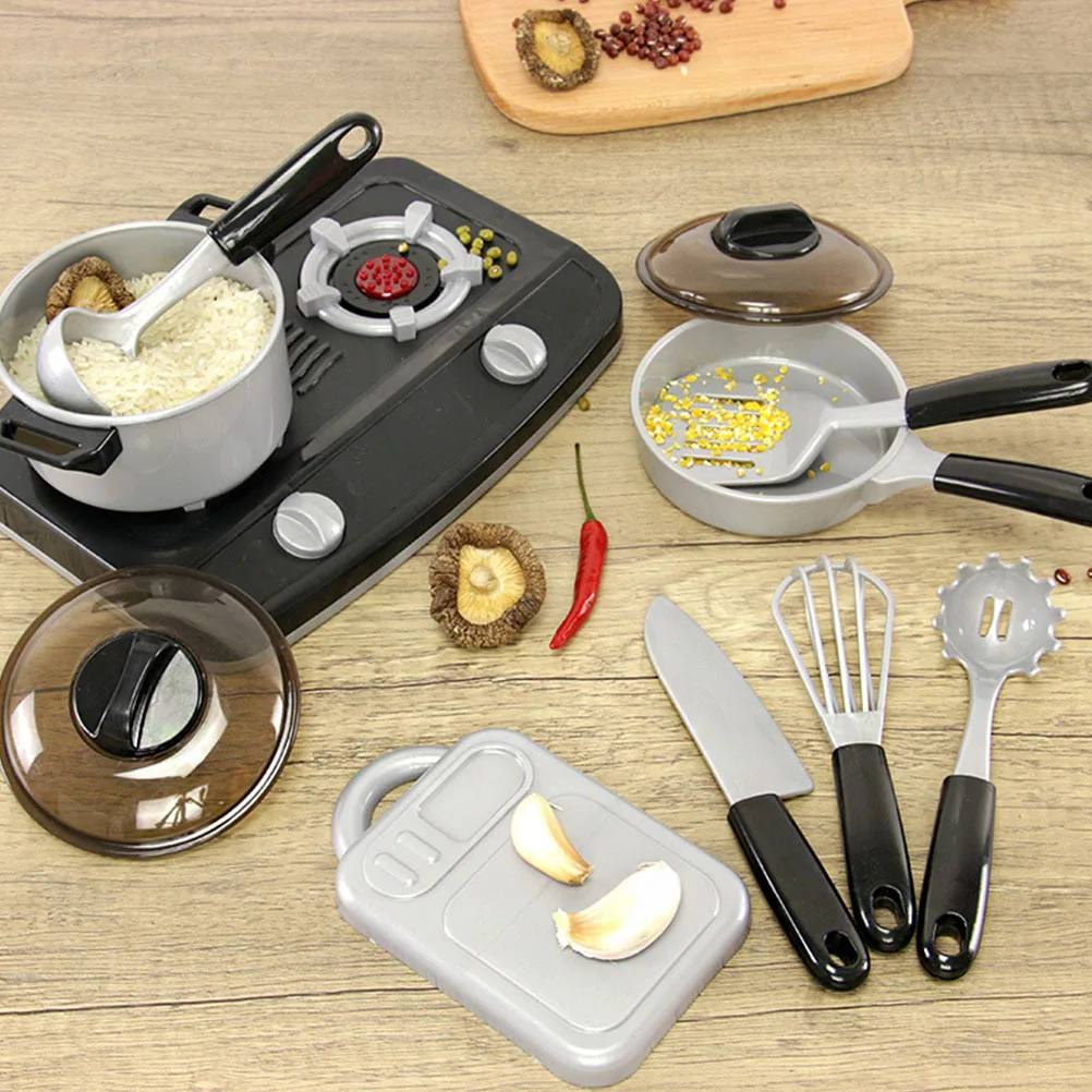 1Set Keukenthema Speelbal voor Kinderen Duurzaam PVC Materiaal Rollenspel Glad Gepolijst Verjaardagscadeau Kinderkeukenspeelgoed