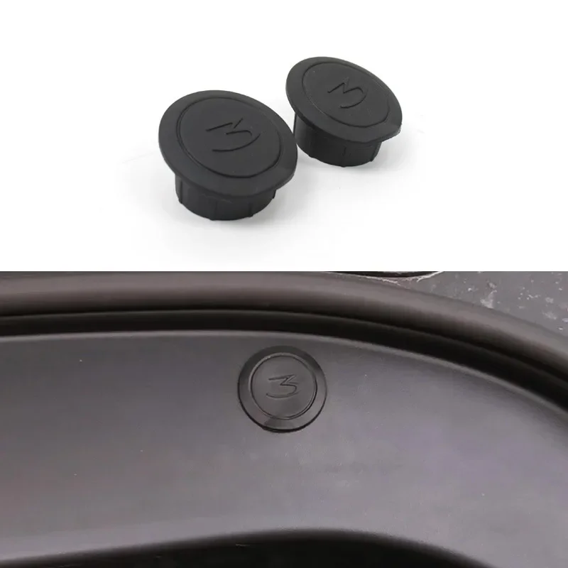 Applicable to 21 Tesla Model 3 Front Backup Box Screws Lid Protective Cover Car Accessories Modification Accessories