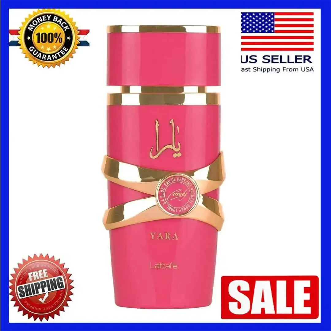 

Оригинальный латафа Yara Candy Eau de Parfum EDP спрей для женщин спрей 3,4 унции/100 мл НОВЫЙ долговечный лучший подарок