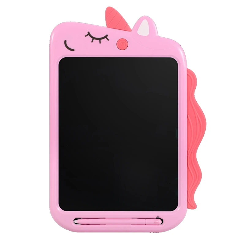 Tableta de escritura a mano de 10 pulgadas, tableta de escritura LCD inteligente para niños, tableta de escritura a mano colorida con grafiti de dibujos animados, duradera