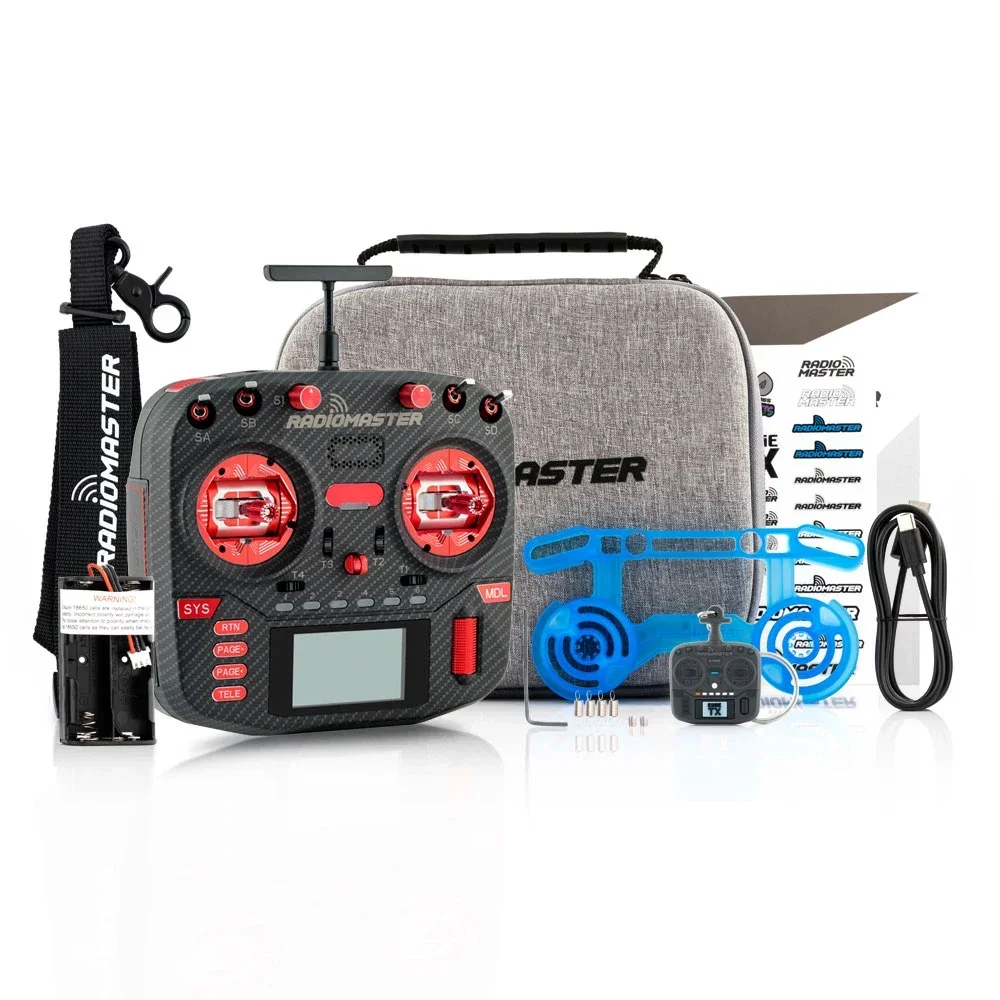 RadioMaster Boxer Max Version With CNC AG01 Hall Gimbals Carbon Fiber ExpressLRS 2.4G 16ch Transmitter Remote Control view 6