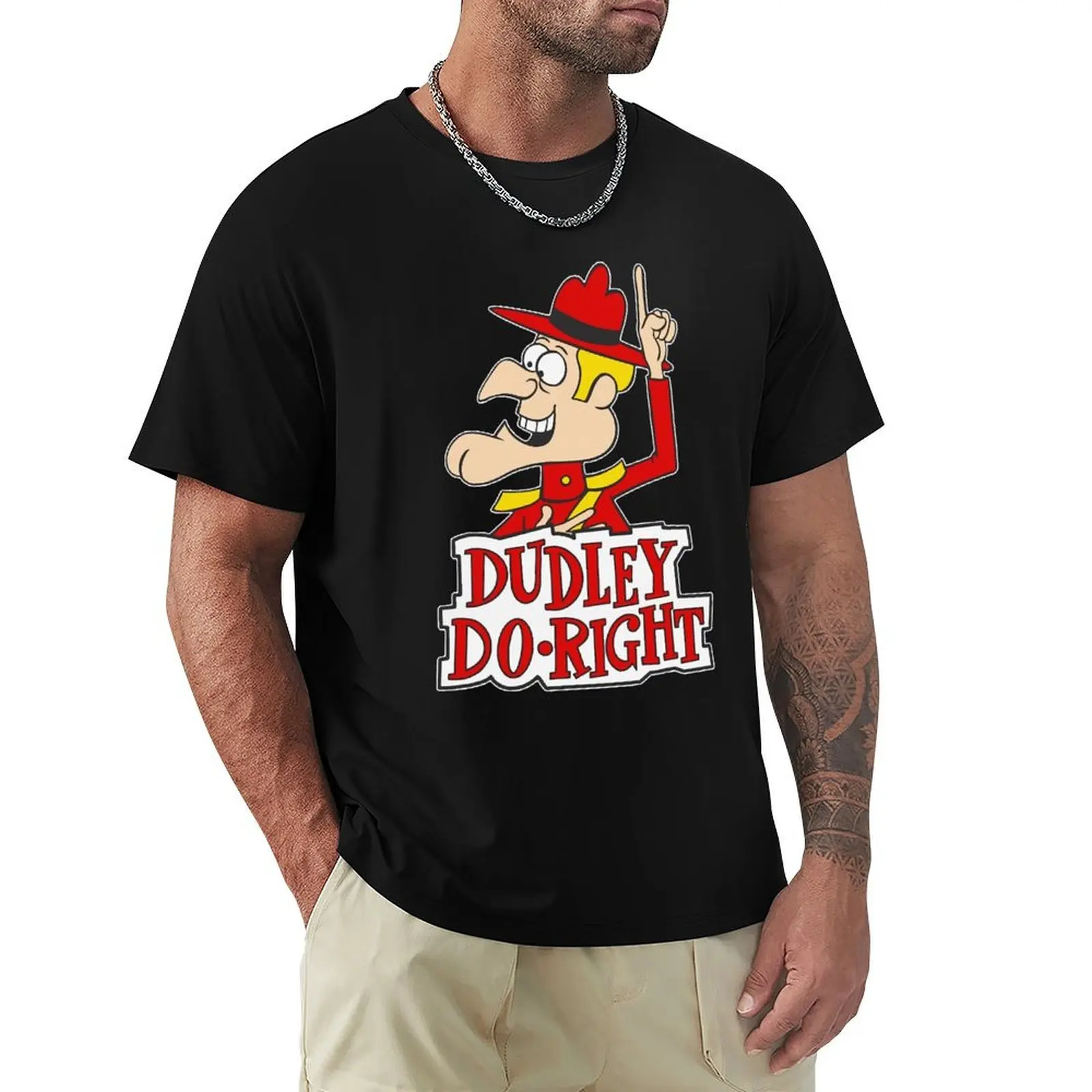 Camiseta para hombre con el mejor diseño de Dudley Do Right, regalos para fanáticos de las películas, camiseta para el día de Acción de Gracias