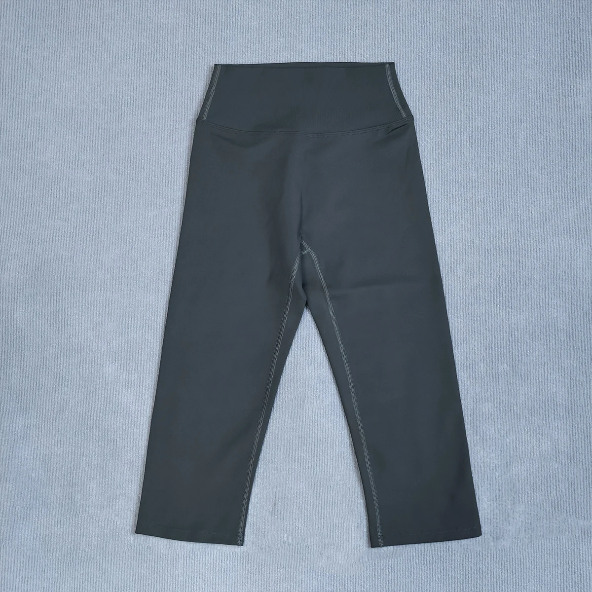 Ctenkevet 3/4-Yogahose mit hoher Taille für Damen, Sommer, Hüfthebende Capri-Leggings, Turnhose, Sportmode für Damen – Detail 13