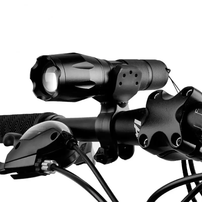 Bike Light Mount Secure Grip High Quality Bike Safety Long-lasting Performance 360 Degree Rotation Holder Holder