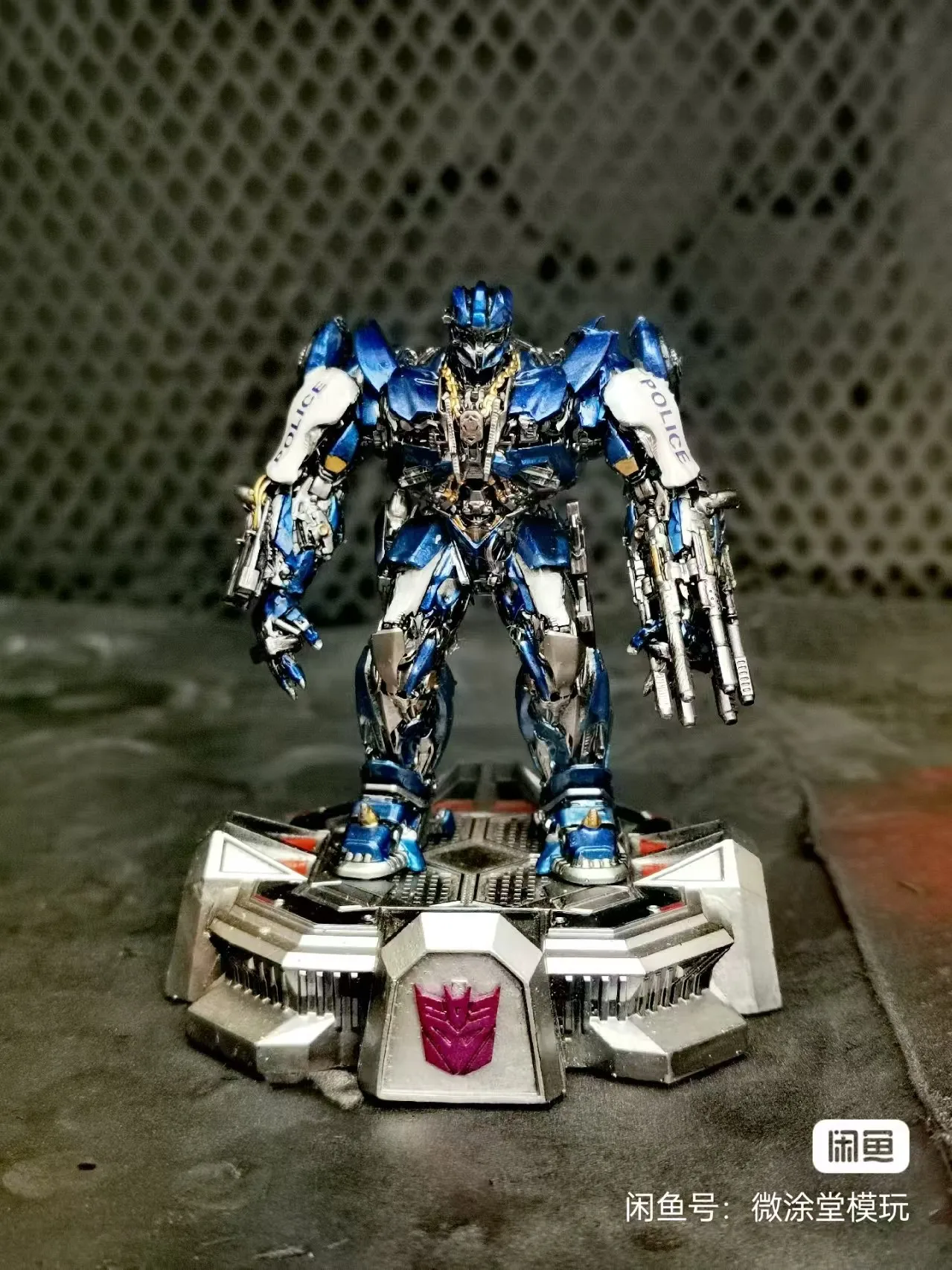 Autobot personaje de película Roadblock Robot altura 6,5 cm modelo en miniatura impreso en 3D