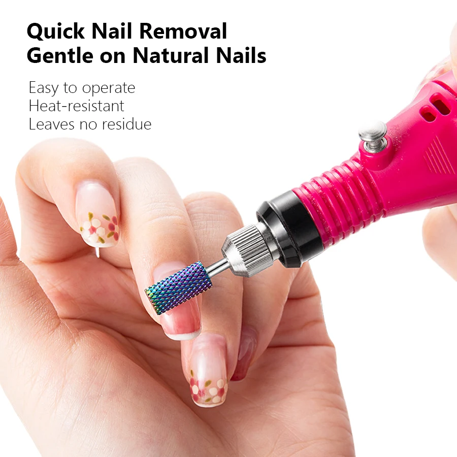 Wolframkarbid-Nagelbohrer, elektrische Maniküre-Fräser, Nagelfeilen zur Gel-Lackentfernung, Nagelpflege-Werkzeuge – Detail 3