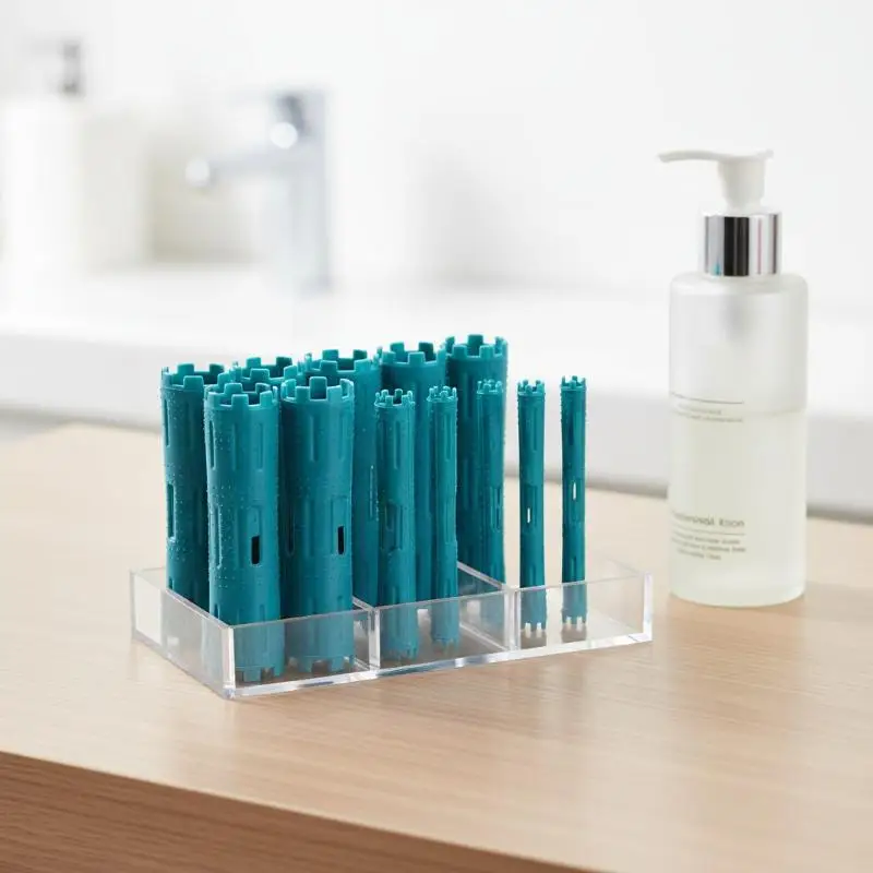 Hair Curling Rollers Curlers Hair Curler No Heat For Women Hair Perm Rods Cold Wave Rods Plastic Perming Rods