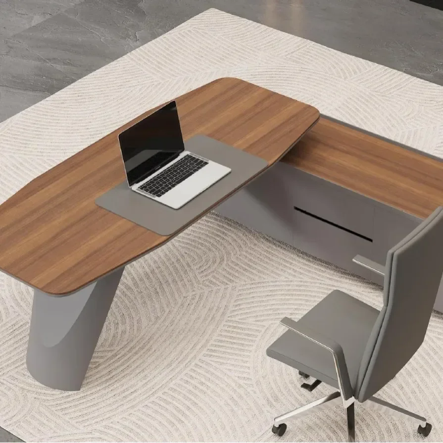 TQH7.2 light luxury simple office desk modern fashion boss table president table simple atmosphere