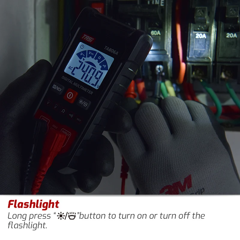 TASI TA636A TA636B Illuminance Meter Brightness Test Recorder 0.1-200000LUX Light Meter High Accuracy LED Digital Display Tester