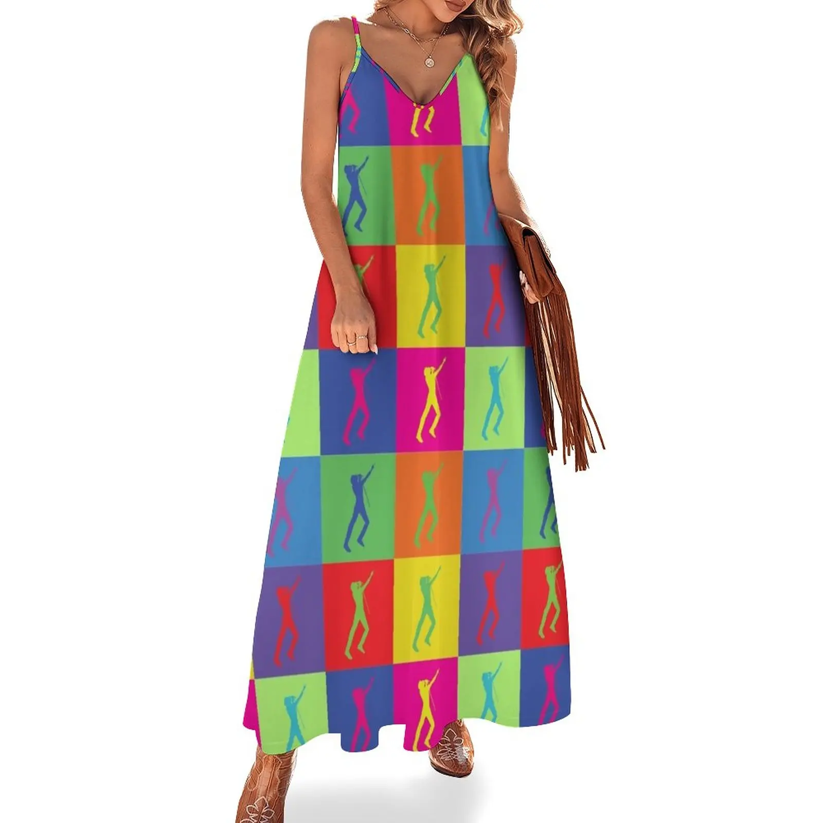 

Freddie Pop Art Sleeveless Dress wedding guest dress 2024 summer dresses ladies 2024