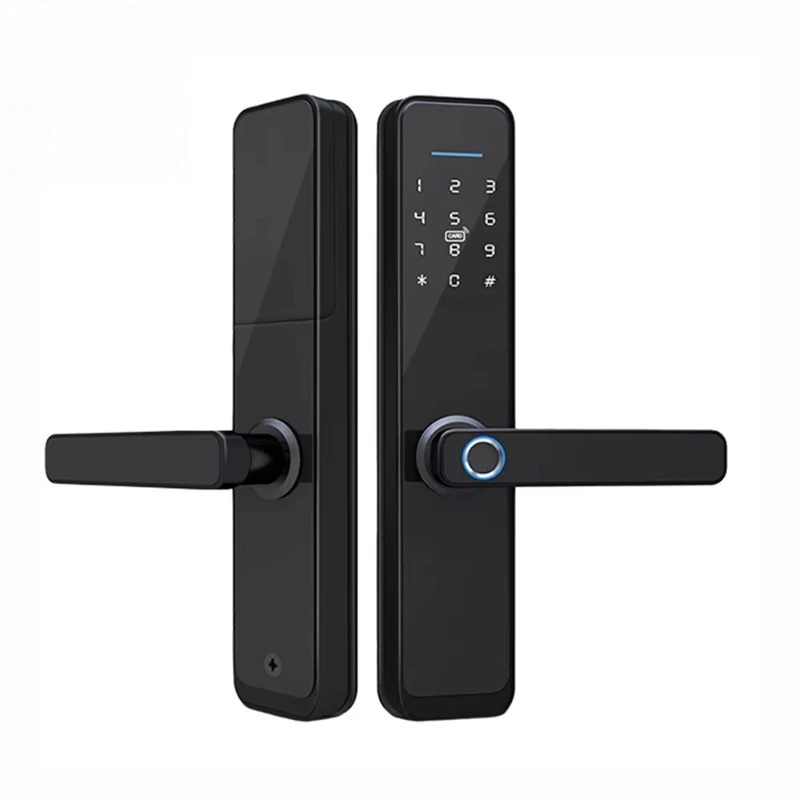 Tuya Zigbee 5050 NFC Smart Home Hotel Door Lock System Electric Keyless Fingerprint Password Code Card Smart Lock